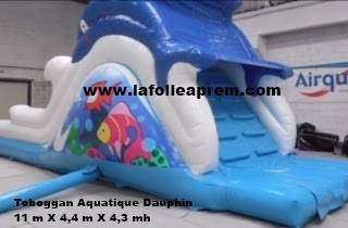 TOBOGGAN AQUATIQUE DAUPHIN